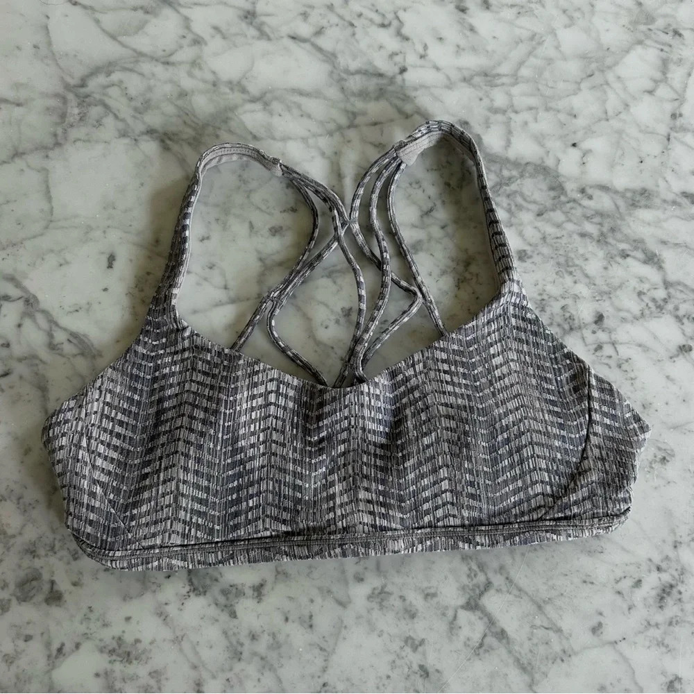 lululemon athletica Gray Sports Bra